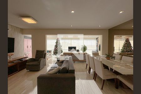 Sala de apartamento à venda com 3 quartos, 134m² em Vila Anastácio, São Paulo