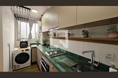 Cozinha e Área de Serviço de apartamento à venda com 2 quartos, 51m² em Horto Florestal, Jundiaí