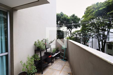 Varanda da Sala de apartamento à venda com 1 quarto, 79m² em Santo Antônio, Belo Horizonte