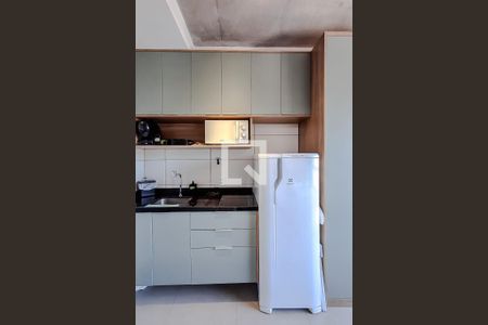 Cozinha de kitnet/studio à venda com 1 quarto, 18m² em Paraíso, São Paulo