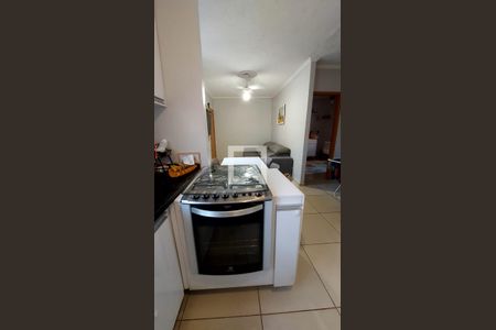 Cozinha de apartamento para alugar com 2 quartos, 48m² em Residencial Greenville, Ribeirão Preto