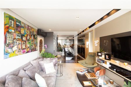 Sala de apartamento para alugar com 2 quartos, 105m² em Vila Nova Conceição, São Paulo