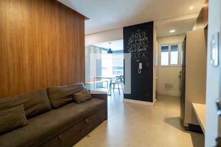 Sala/Cozinha de apartamento para alugar com 1 quarto, 50m² em Jardim Americano, Sorocaba