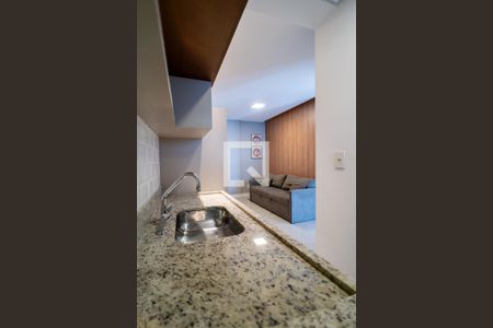 Sala/Cozinha de apartamento para alugar com 1 quarto, 50m² em Jardim Americano, Sorocaba