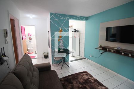 Sala de apartamento à venda com 2 quartos, 48m² em Diamante, Belo Horizonte