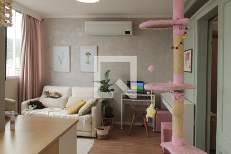 Sala de apartamento para alugar com 1 quarto, 42m² em José Menino, Santos