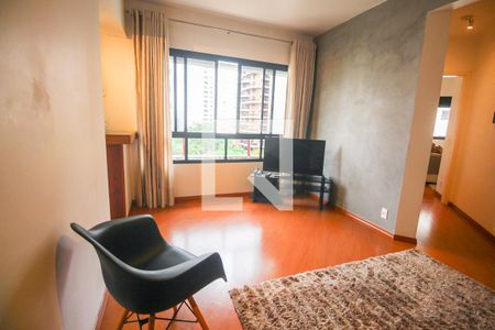 Sala de apartamento para alugar com 1 quarto, 50m² em Vila Andrade, São Paulo