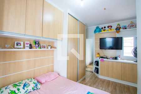 Quarto 1 - Suíte de casa à venda com 3 quartos, 111m² em Vila Helena, Santo André