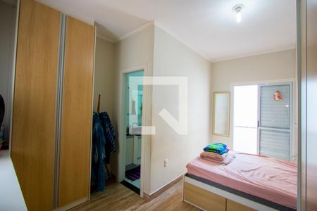Quarto 1 - Suíte de casa à venda com 3 quartos, 111m² em Vila Helena, Santo André