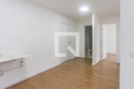 Sala / cozinha  de apartamento para alugar com 2 quartos, 41m² em Canhema, Diadema