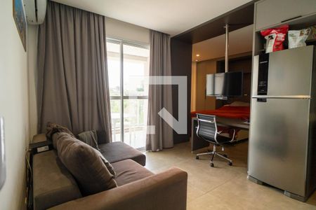 Sala  de apartamento para alugar com 1 quarto, 34m² em Jardim Faculdade, Sorocaba