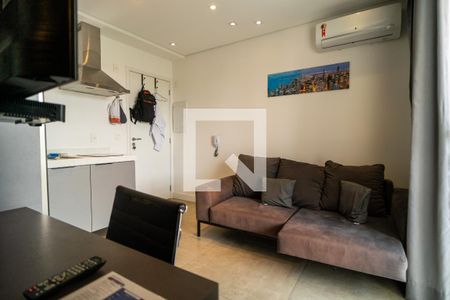 Sala  de apartamento para alugar com 1 quarto, 34m² em Jardim Faculdade, Sorocaba