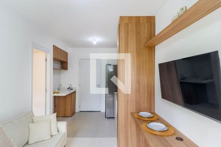 Sala de apartamento para alugar com 1 quarto, 28m² em Campo Belo, São Paulo