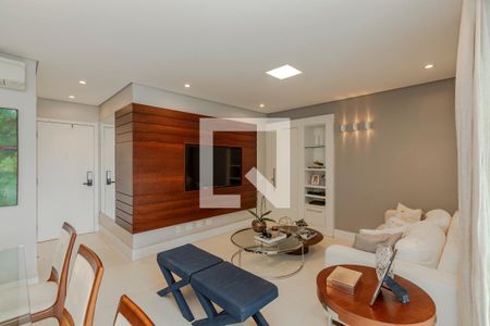 Sala de apartamento à venda com 3 quartos, 134m² em Cidade Monções, São Paulo