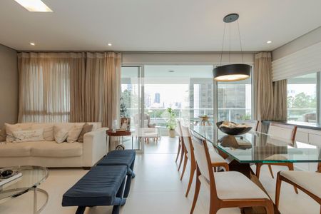 Sala de apartamento à venda com 3 quartos, 134m² em Cidade Monções, São Paulo