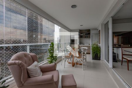 Varanda de apartamento à venda com 3 quartos, 134m² em Cidade Monções, São Paulo