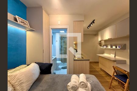 Quarto de apartamento para alugar com 1 quarto, 25m² em Brooklin, São Paulo