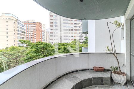 Varanda de apartamento para alugar com 3 quartos, 170m² em Higienópolis, São Paulo