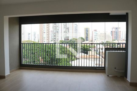 Varanda de kitnet/studio para alugar com 1 quarto, 32m² em Pompeia, São Paulo