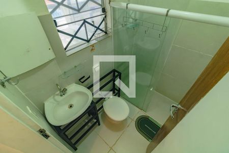 Banheiro de kitnet/studio para alugar com 1 quarto, 60m² em Mirandópolis, São Paulo