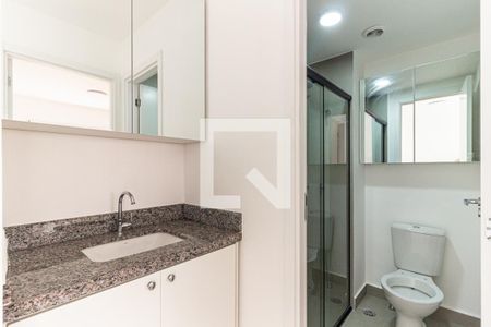 Banheiro de apartamento para alugar com 1 quarto, 29m² em Centro Histórico de São Paulo, São Paulo