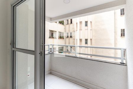 Varanda da Sala de apartamento para alugar com 1 quarto, 29m² em Centro Histórico de São Paulo, São Paulo