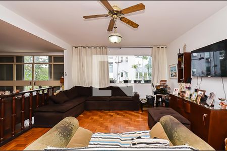 Sala de Estar de apartamento à venda com 4 quartos, 241m² em Cidade Jardim, Belo Horizonte