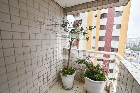 Varanda da suíte 1 de apartamento à venda com 4 quartos, 165m² em Vila Deodoro, São Paulo