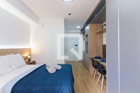 Studio - Quarto e Cozinha de kitnet/studio para alugar com 1 quarto, 28m² em Butantã, São Paulo