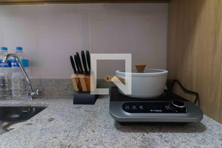 Studio - Quarto e Cozinha de kitnet/studio para alugar com 1 quarto, 28m² em Butantã, São Paulo