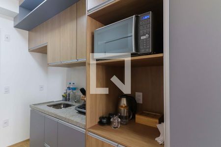 Studio - Quarto e Cozinha de kitnet/studio para alugar com 1 quarto, 28m² em Butantã, São Paulo