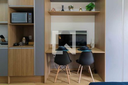 Studio - Quarto e Cozinha de kitnet/studio para alugar com 1 quarto, 28m² em Butantã, São Paulo