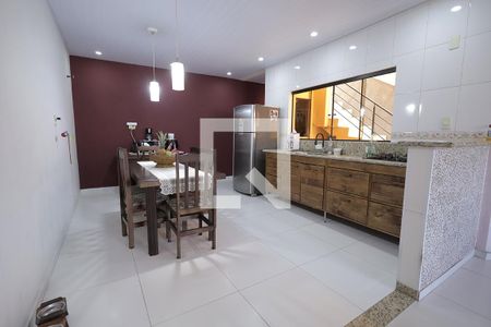 Cozinha de casa à venda com 3 quartos, 178m² em Jardim Guarará, Santo André
