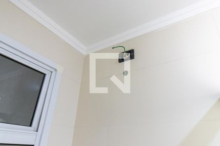 Detalhe do banheiro social de apartamento para alugar com 2 quartos, 92m² em Aviação, Praia Grande