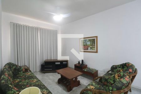 Sala de apartamento para alugar com 2 quartos, 90m² em Jardim Praiano, Guarujá