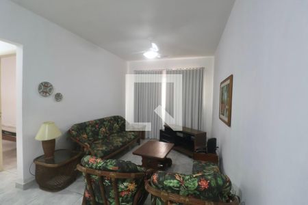 Sala de apartamento para alugar com 2 quartos, 90m² em Jardim Praiano, Guarujá