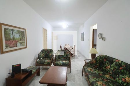 Sala de apartamento para alugar com 2 quartos, 90m² em Jardim Praiano, Guarujá