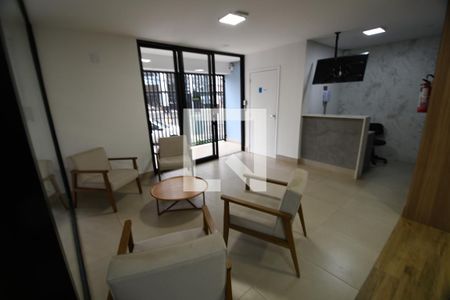 Hall social de kitnet/studio à venda com 1 quarto, 32m² em Botafogo, Campinas