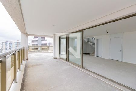 Varanda da Sala de apartamento à venda com 4 quartos, 283m² em Pompeia, São Paulo