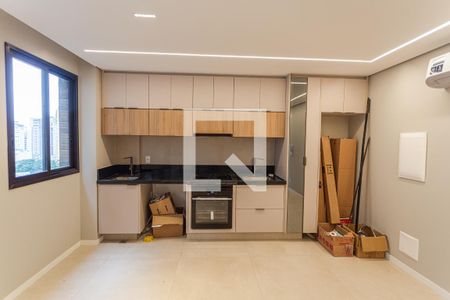 Sala/Cozinha/Área de Serviço de apartamento à venda com 2 quartos, 60m² em Lourdes, Belo Horizonte