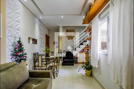 Sala de apartamento à venda com 2 quartos, 96m² em Vila Curuçá, Santo André