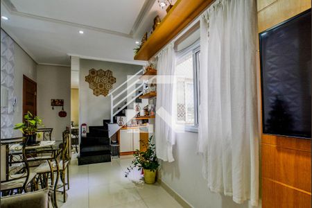 Sala de apartamento à venda com 2 quartos, 96m² em Vila Curuçá, Santo André