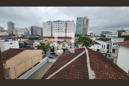 Vista da Sala de apartamento para alugar com 2 quartos, 75m² em Gonzaga, Santos