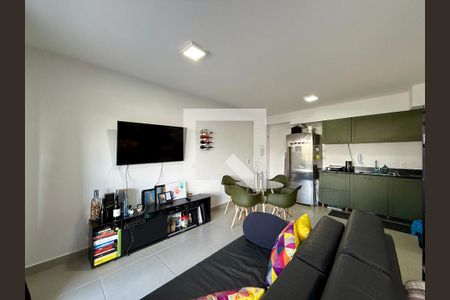 Sala de apartamento à venda com 1 quarto, 41m² em Santo Amaro, São Paulo