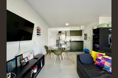 Sala de apartamento à venda com 1 quarto, 41m² em Santo Amaro, São Paulo