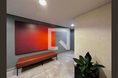 Hall Social Bloco de apartamento para alugar com 1 quarto, 41m² em Santo Amaro, São Paulo