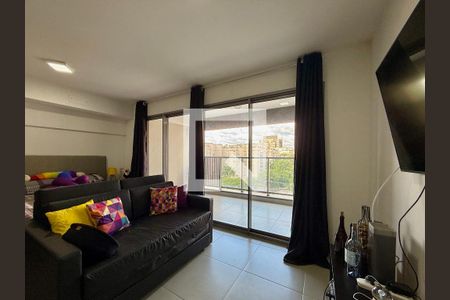 Sala de apartamento à venda com 1 quarto, 41m² em Santo Amaro, São Paulo