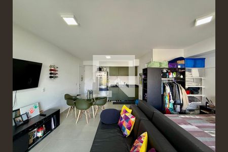 Sala de apartamento à venda com 1 quarto, 41m² em Santo Amaro, São Paulo