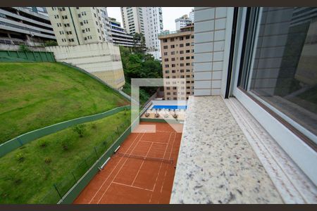 VISTA DO LAZER de apartamento à venda com 4 quartos, 134m² em Luxemburgo, Belo Horizonte