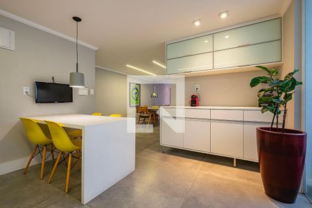 Sala/Cozinha de apartamento à venda com 1 quarto, 90m² em Cerqueira César, São Paulo